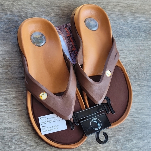 Men's Slide Flip Flops Thong Sandals Sz 8 - Picture 1 of 9